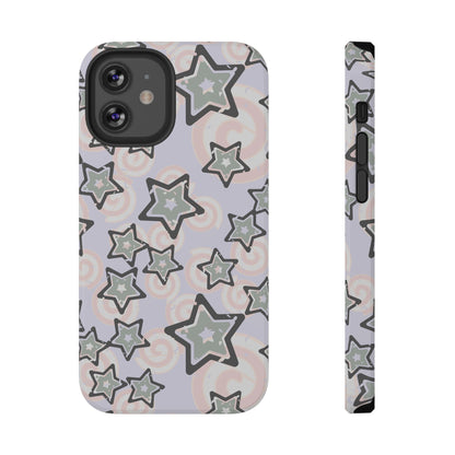 Y2K Gray Star iPhone Case