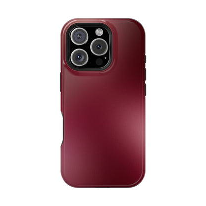Burgundy Aura iPhone Case