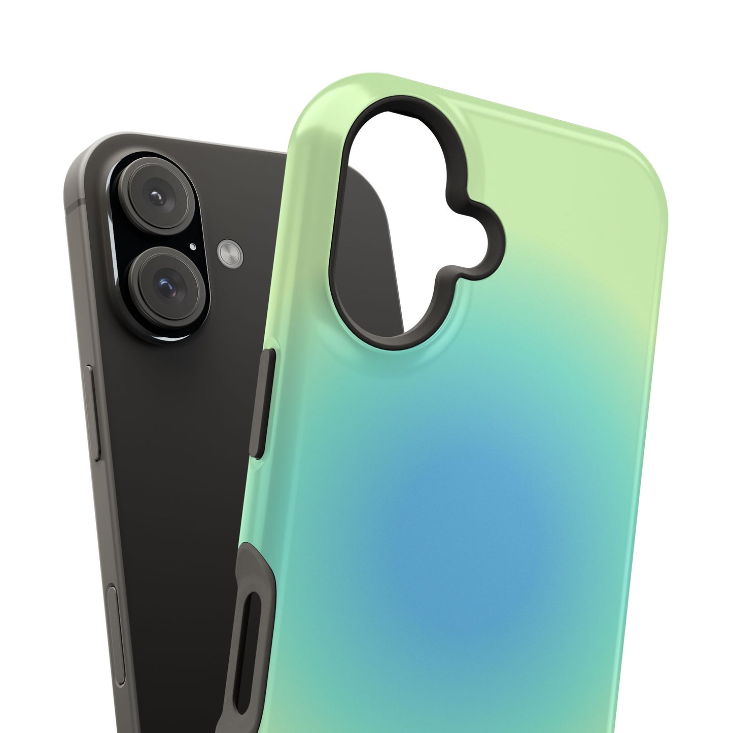 Blue & Green Aura iPhone Case
