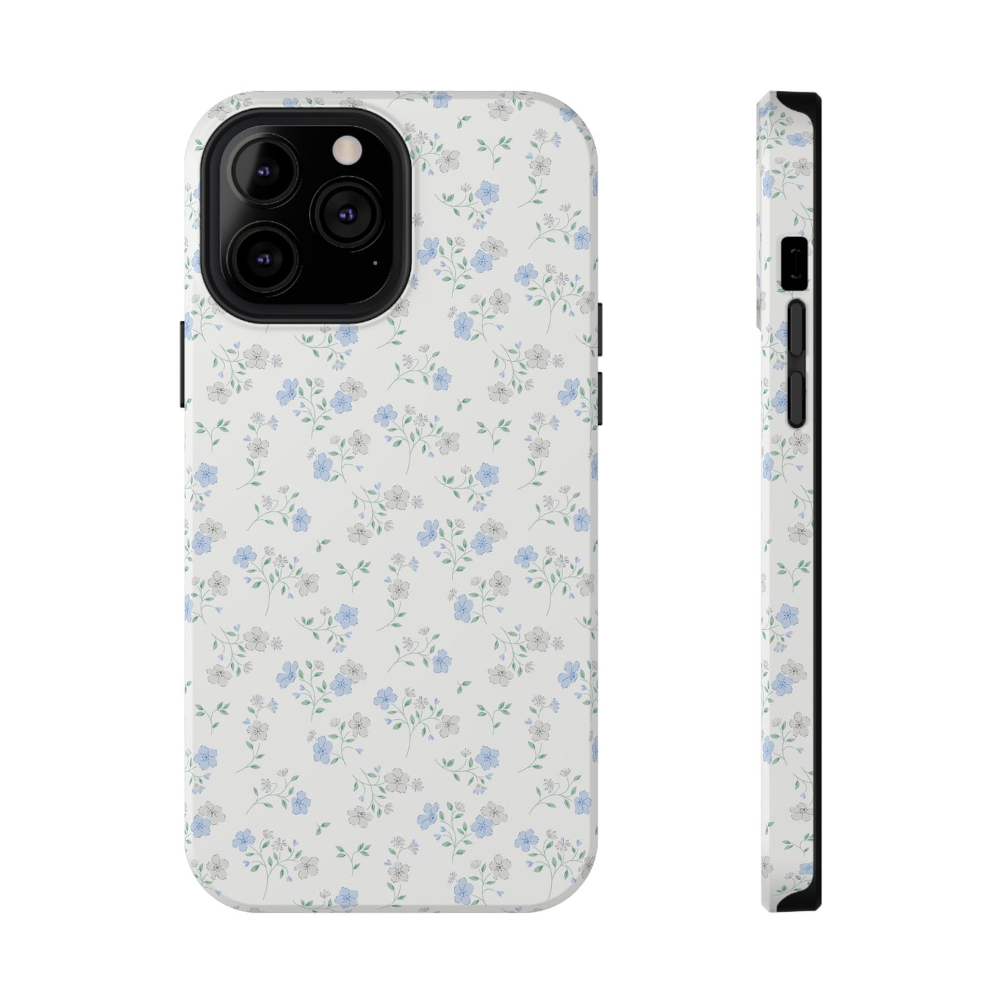 Blue Floral Ditsy iPhone Case