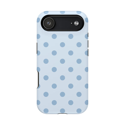 Blue Sprinkles Polka Dots iPhone Case