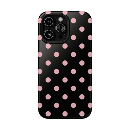 Sweet Midnight Polka Dots iPhone Case