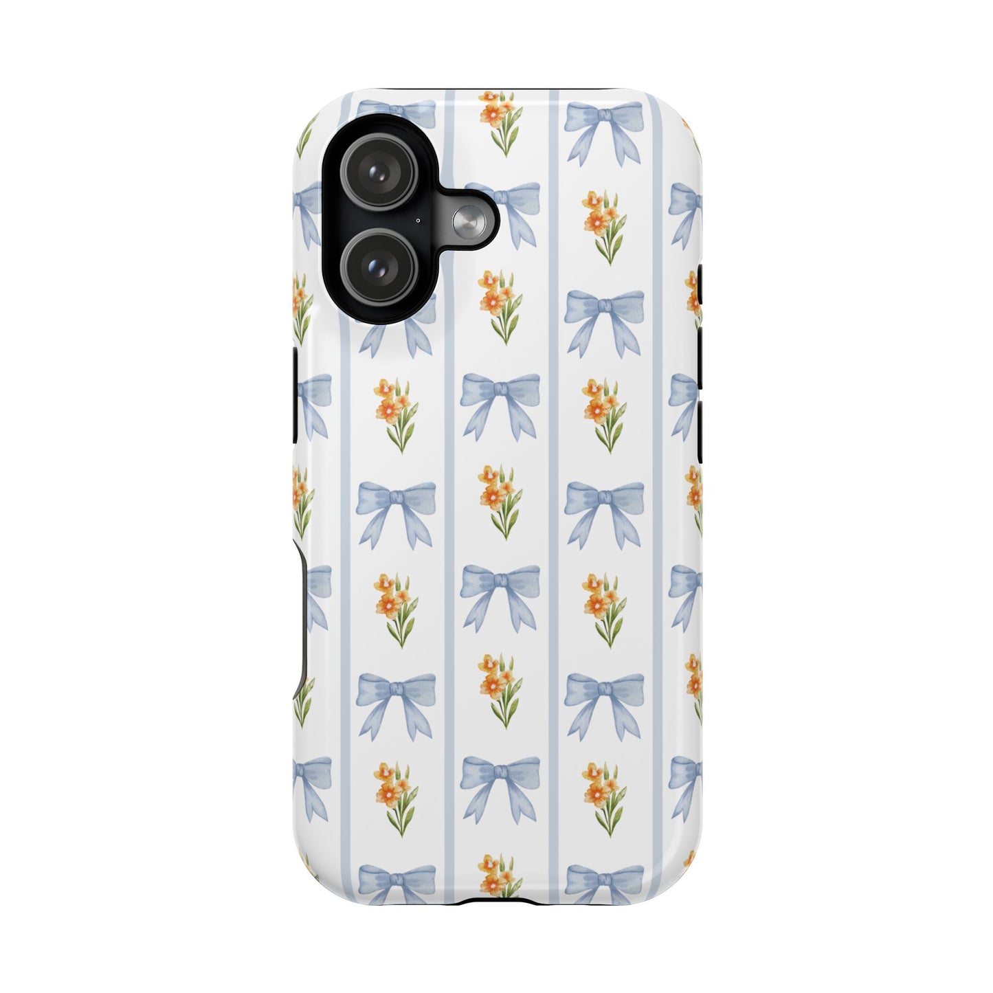 Blue Bows iPhone Case