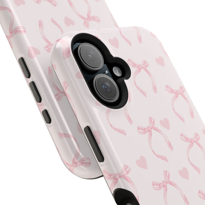 Coquette Pink Bows iPhone Case