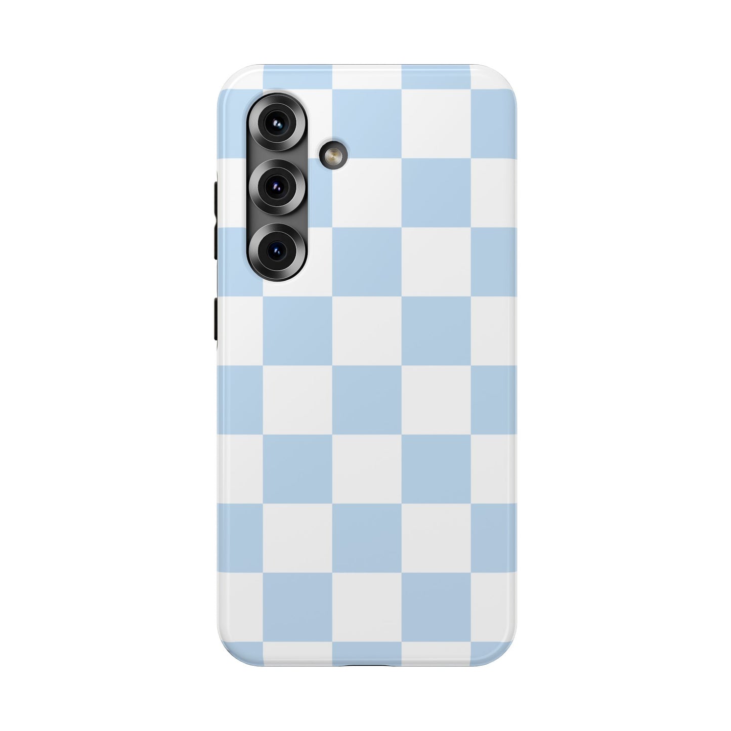 Pastel Blue Checkered Samsung Case