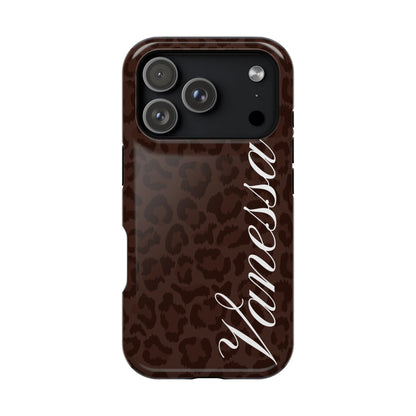 Custom Mocha Leopard iPhone Case