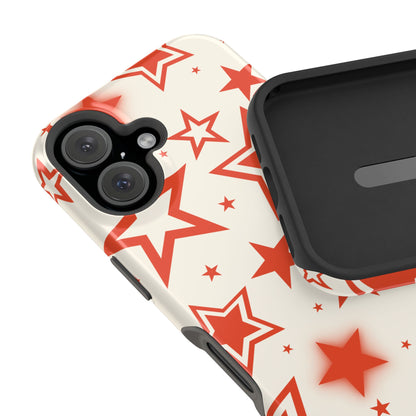 Red Stardust iPhone Case