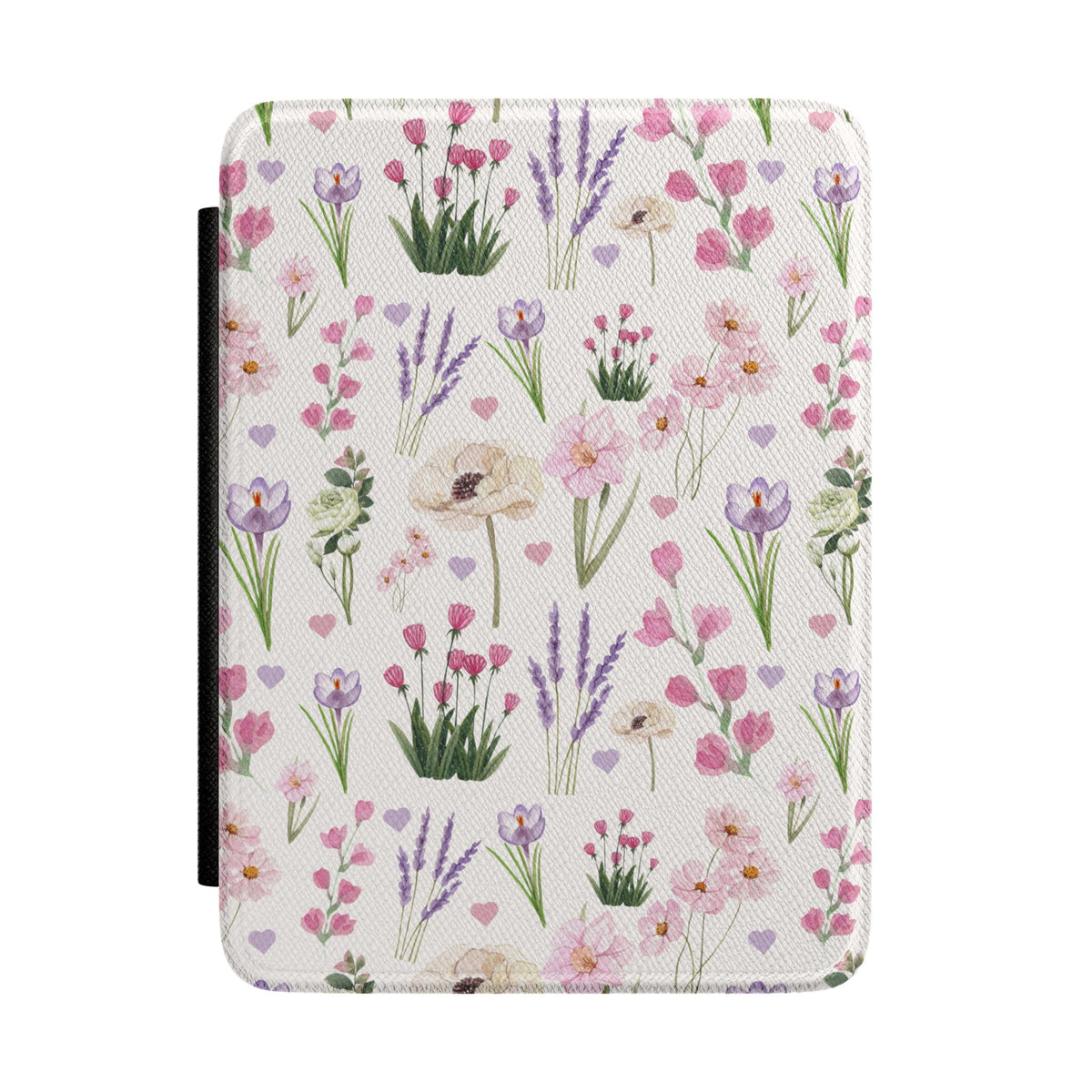 Vintage Purple Floral Kindle Case
