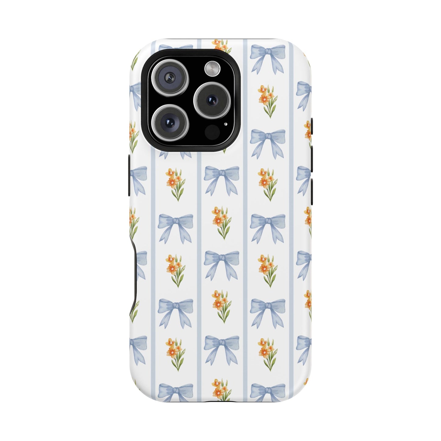 Blue Bows iPhone Case