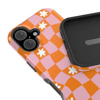 Groovy Check iPhone Case