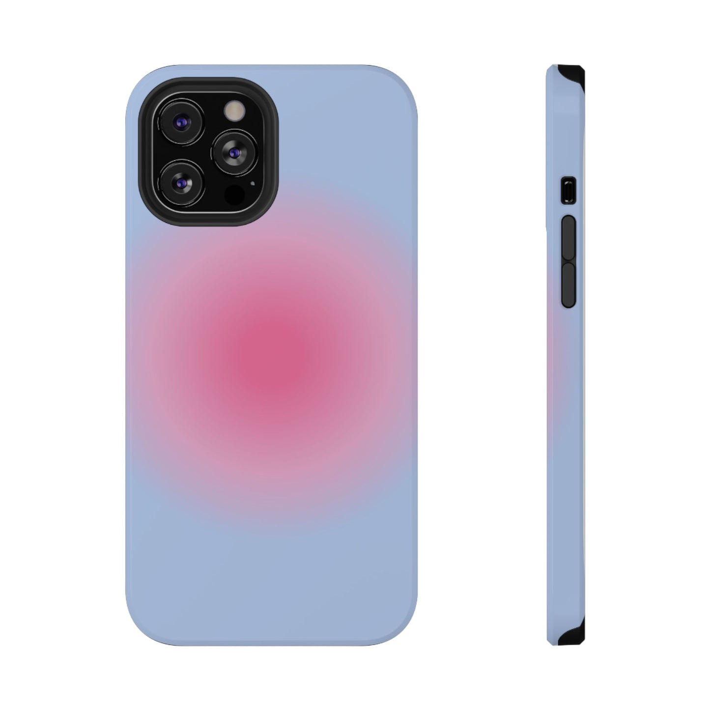 Pink & Blue Aura iPhone Case