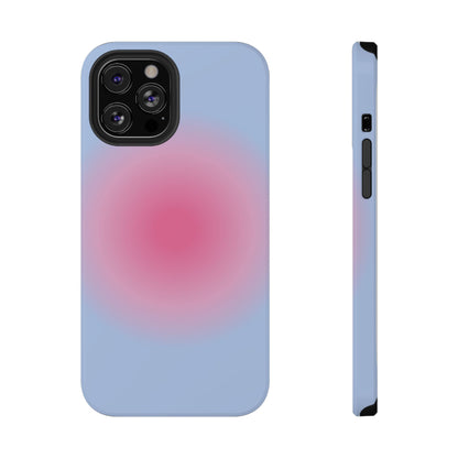 Pink & Blue Aura iPhone Case