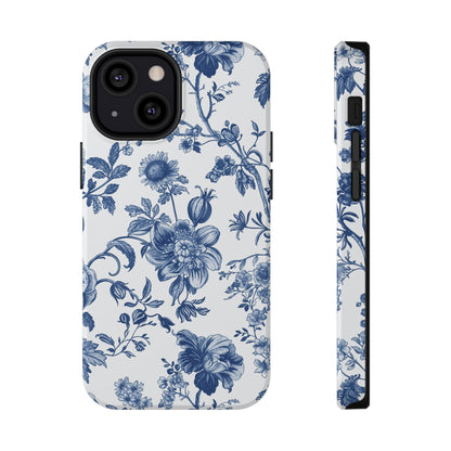 French Navy Toile iPhone Case