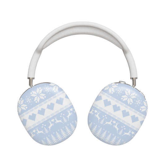 Blue Christmas Sweater AirPods Max Case