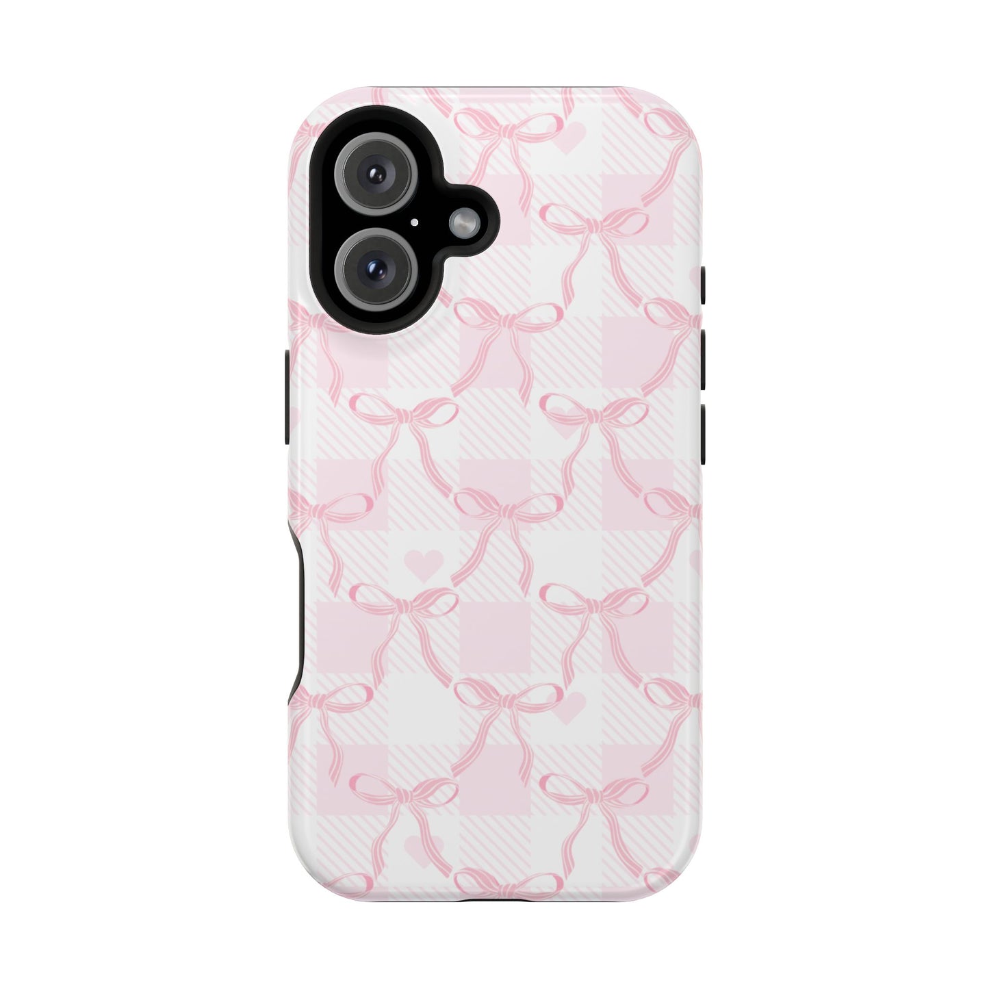 Pink Ribbon Bows iPhone Case