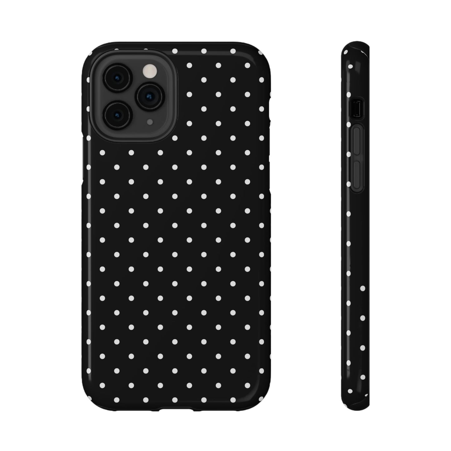 White Mini Dots iPhone Case