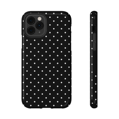 White Mini Dots iPhone Case