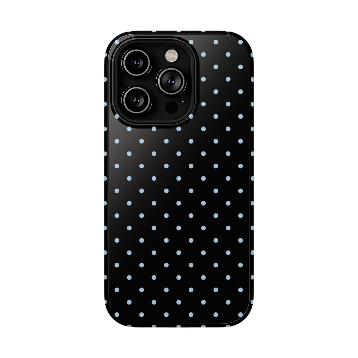 Blue Velvet Mini Dots iPhone Case
