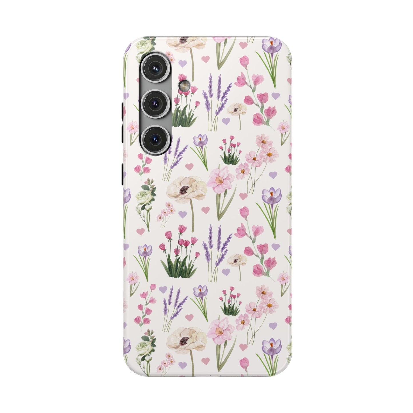 Vintage Purple Floral Samsung Case