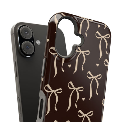 Chocolate Bows iPhone Case