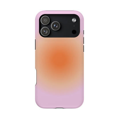 Orange & Purple Aura iPhone Case