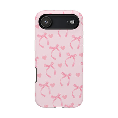Bows & Hearts iPhone Case