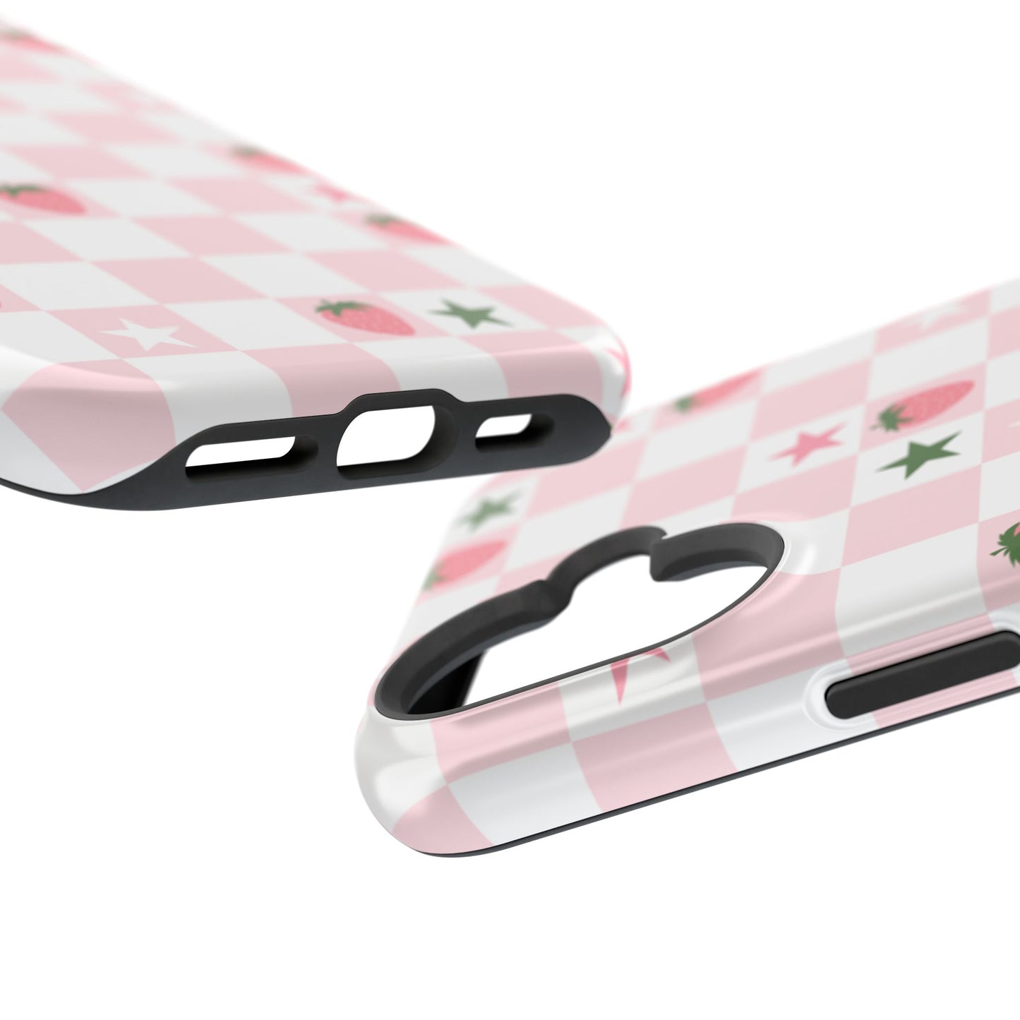 Strawberry Check iPhone Case