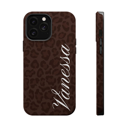 Custom Mocha Leopard iPhone Case
