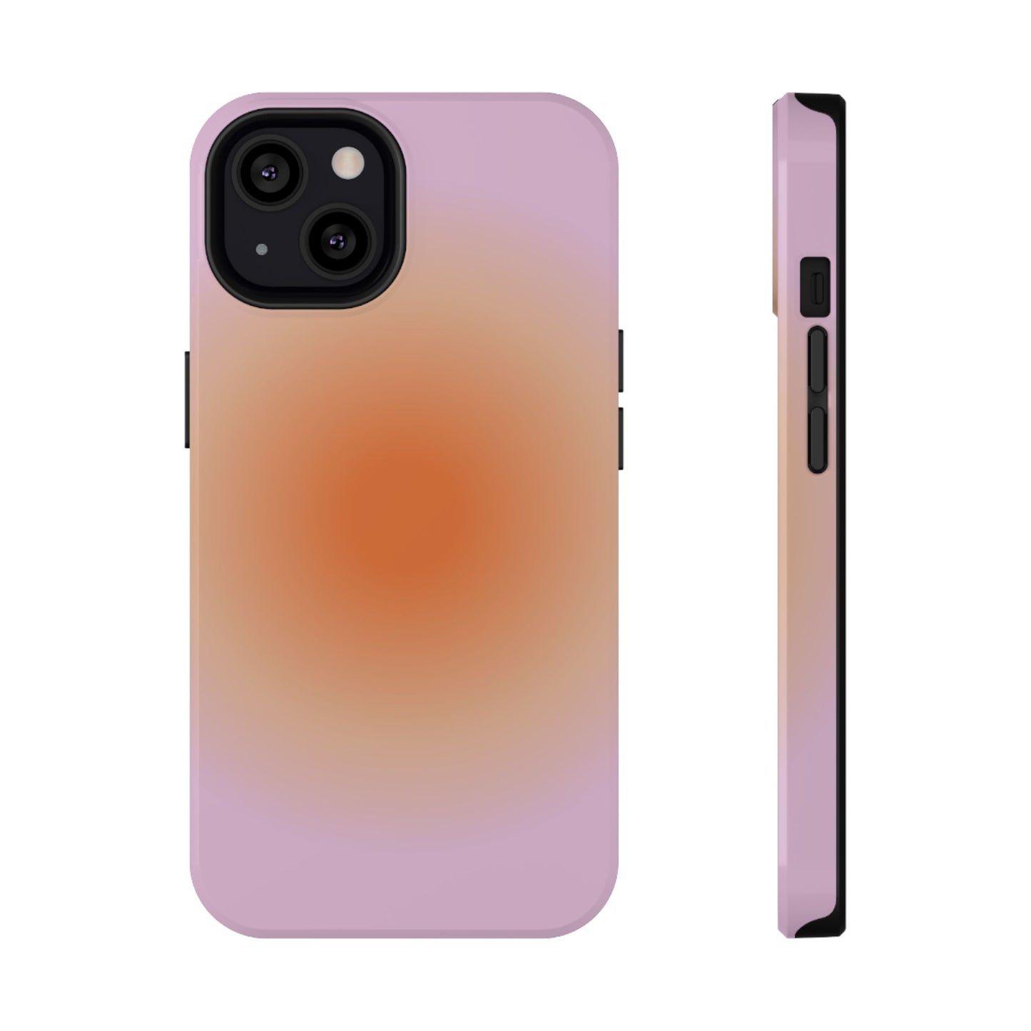 Orange & Purple Aura iPhone Case