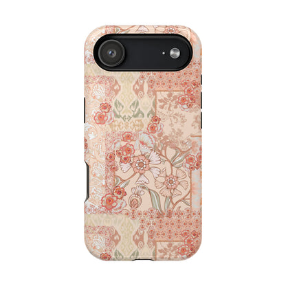 Peachy Paisley iPhone Case