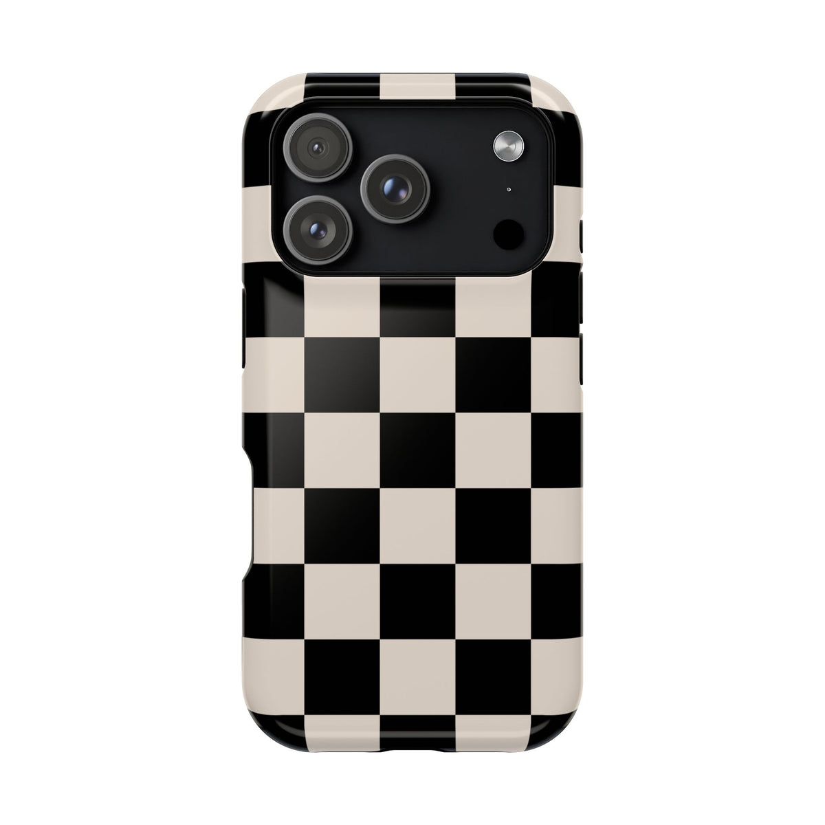 Espresso Checkered iPhone Case