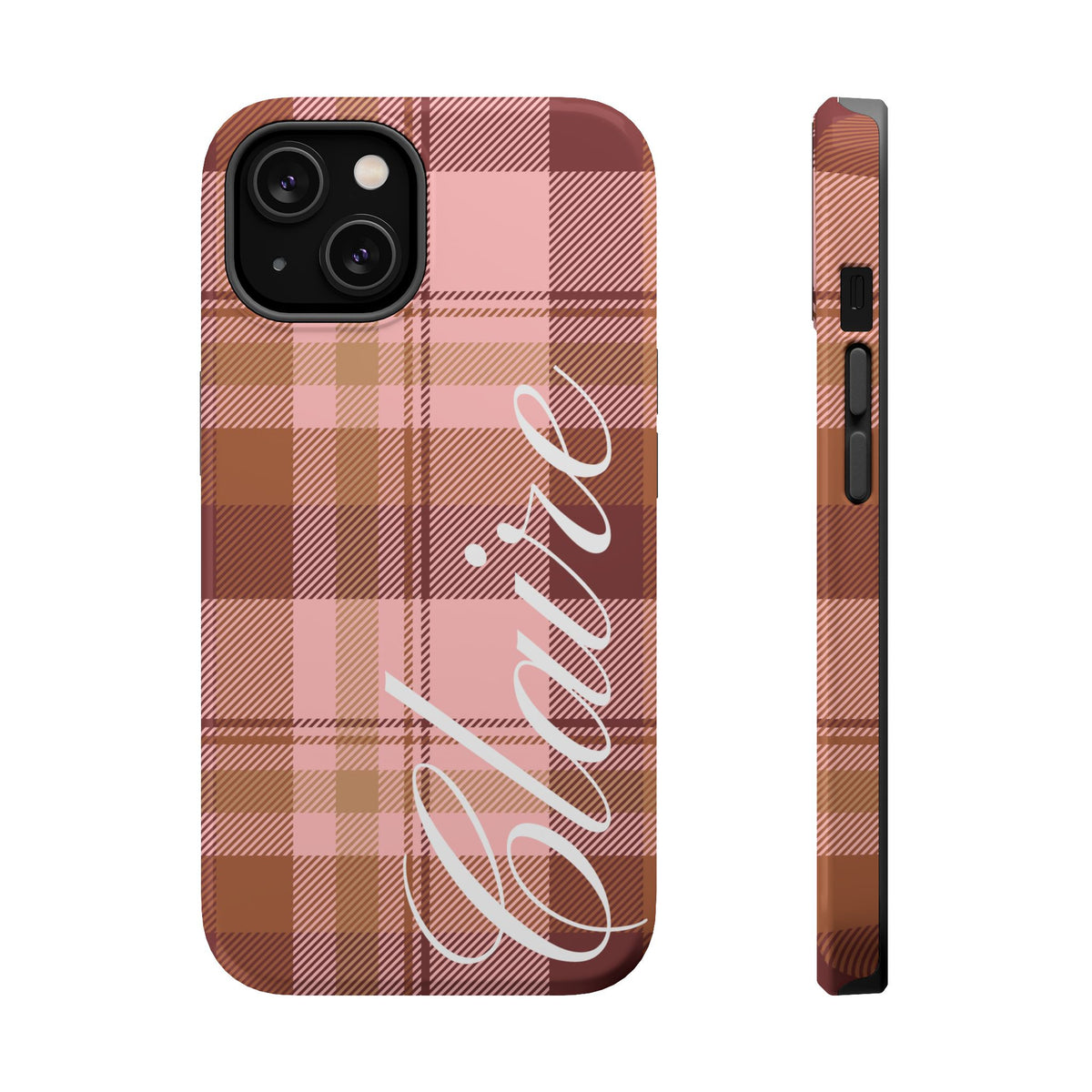 Custom Honey Plaid iPhone Case