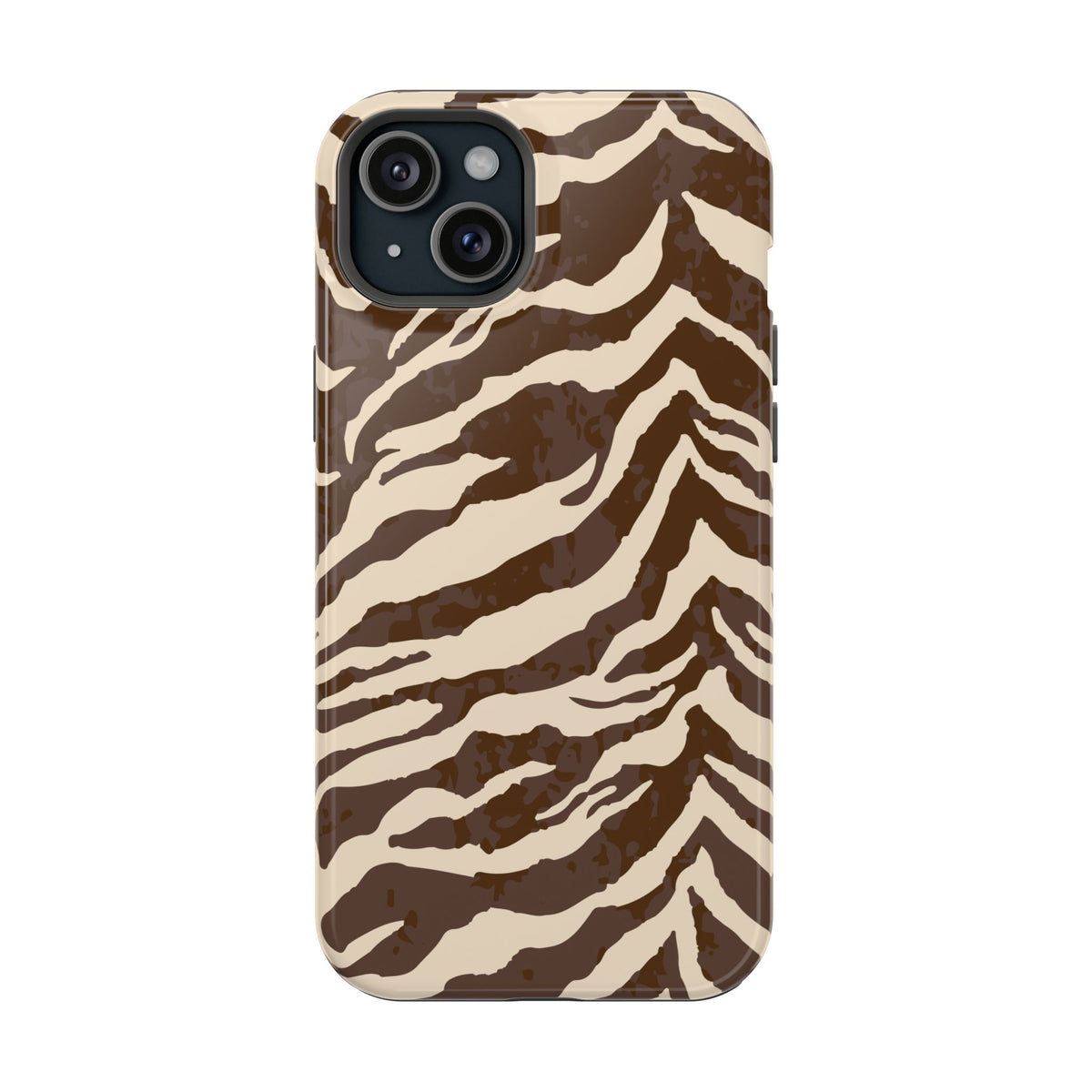 Brown Zebra iPhone Case