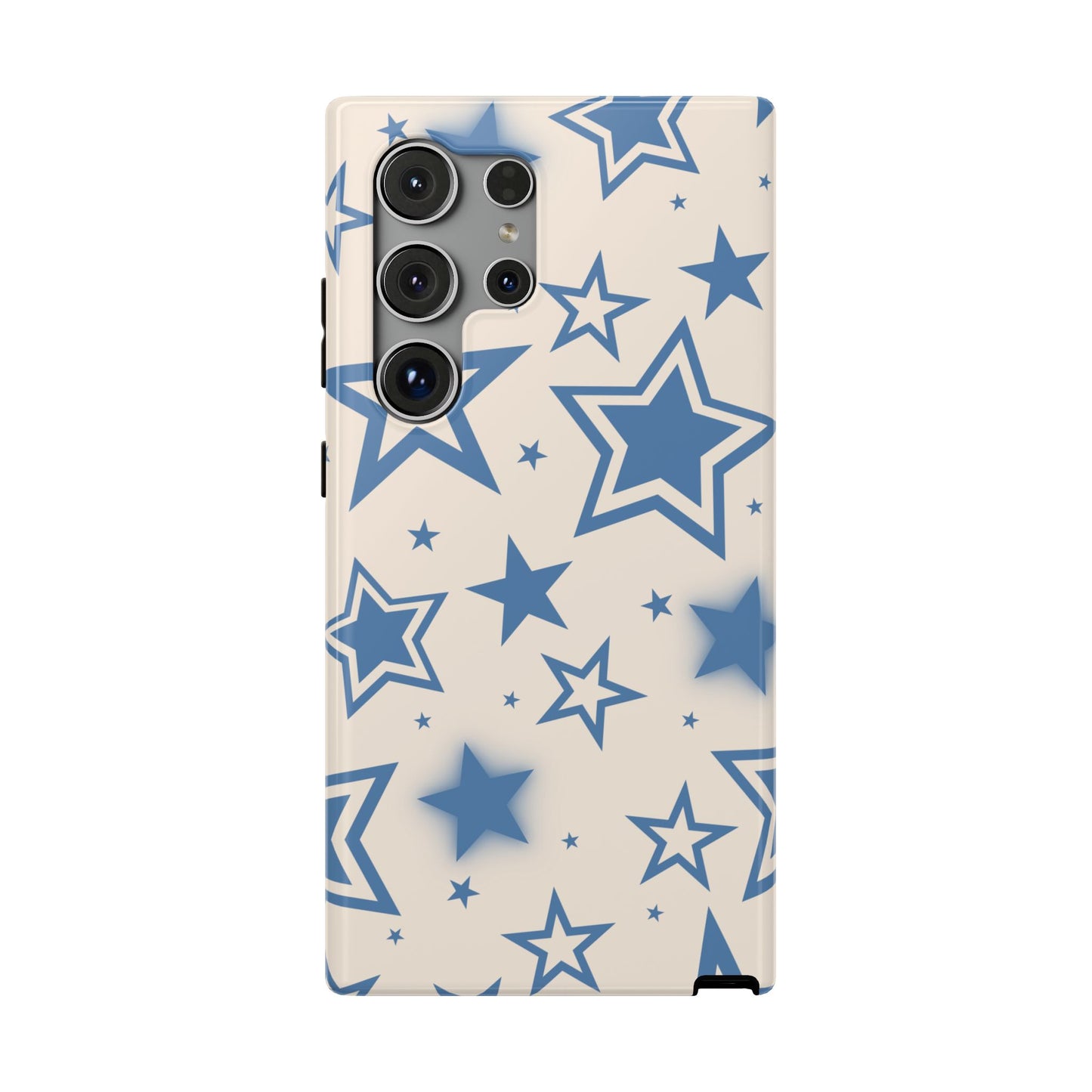Beige & Blue Stardust Samsung Case