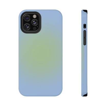 Blue & Green Aura iPhone Case