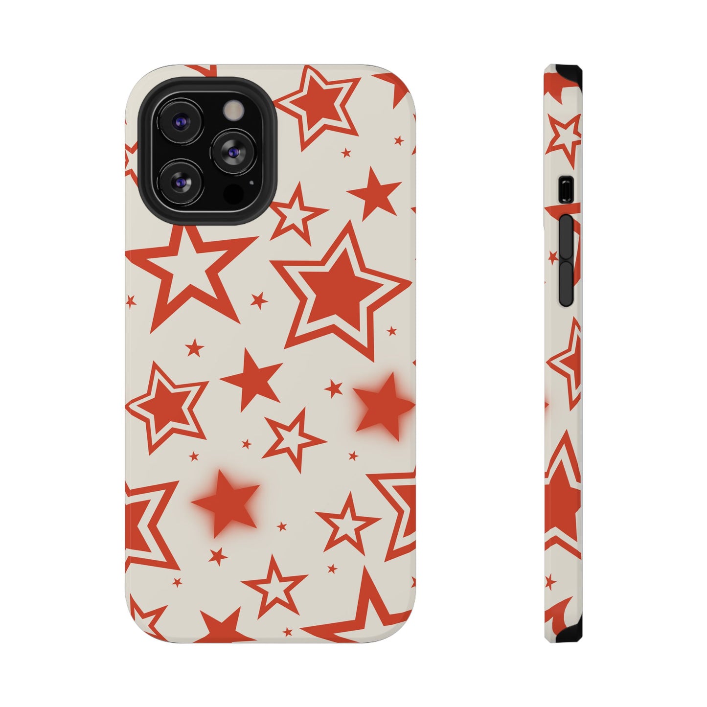 Red Stardust iPhone Case