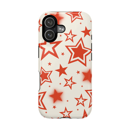 Red Stardust iPhone Case