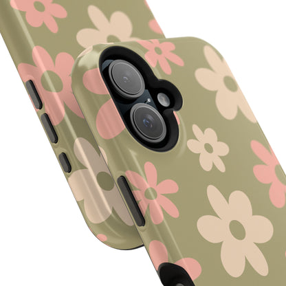 Green Flower Power iPhone Case