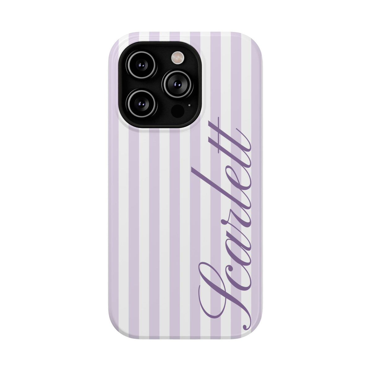 Personalized Lilac Beau iPhone Case