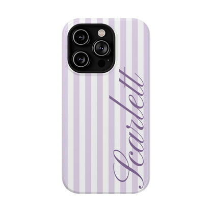 Personalized Lilac Beau iPhone Case