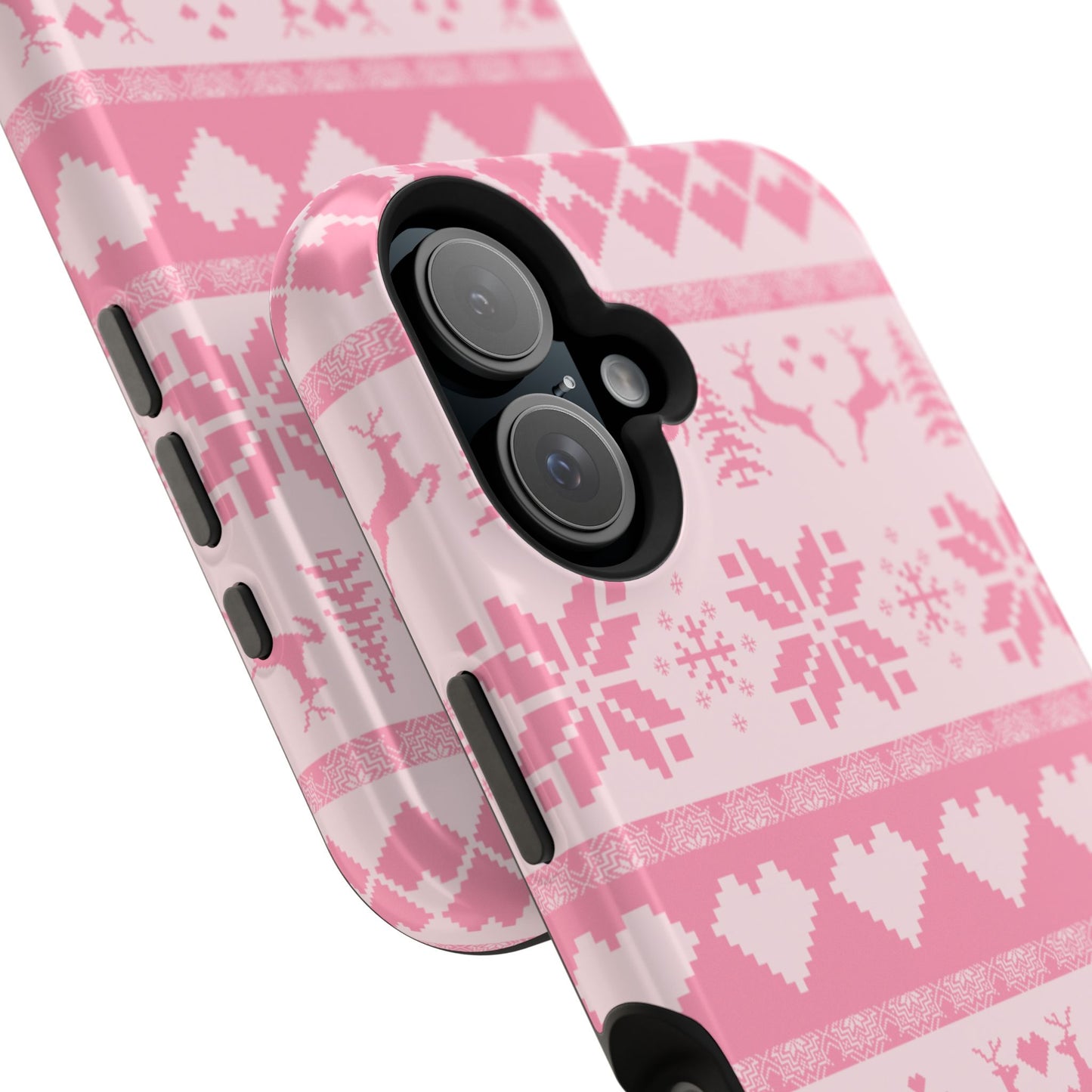 Pink Christmas Sweater iPhone Case
