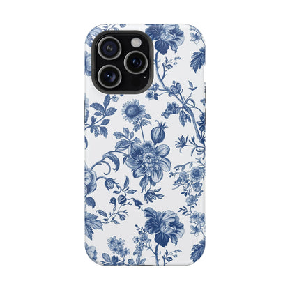 French Navy Toile iPhone Case