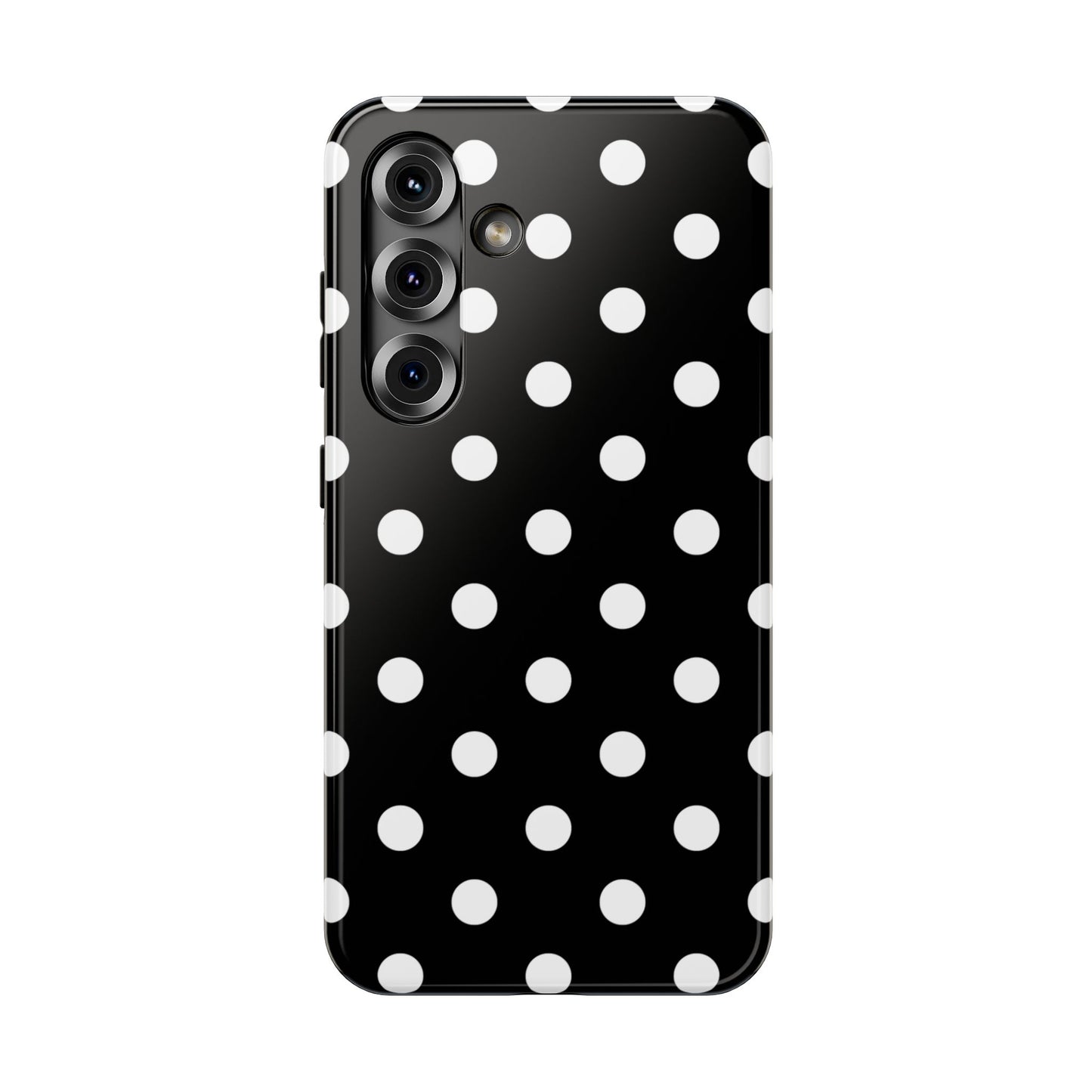 White Polka Dots Samsung Case