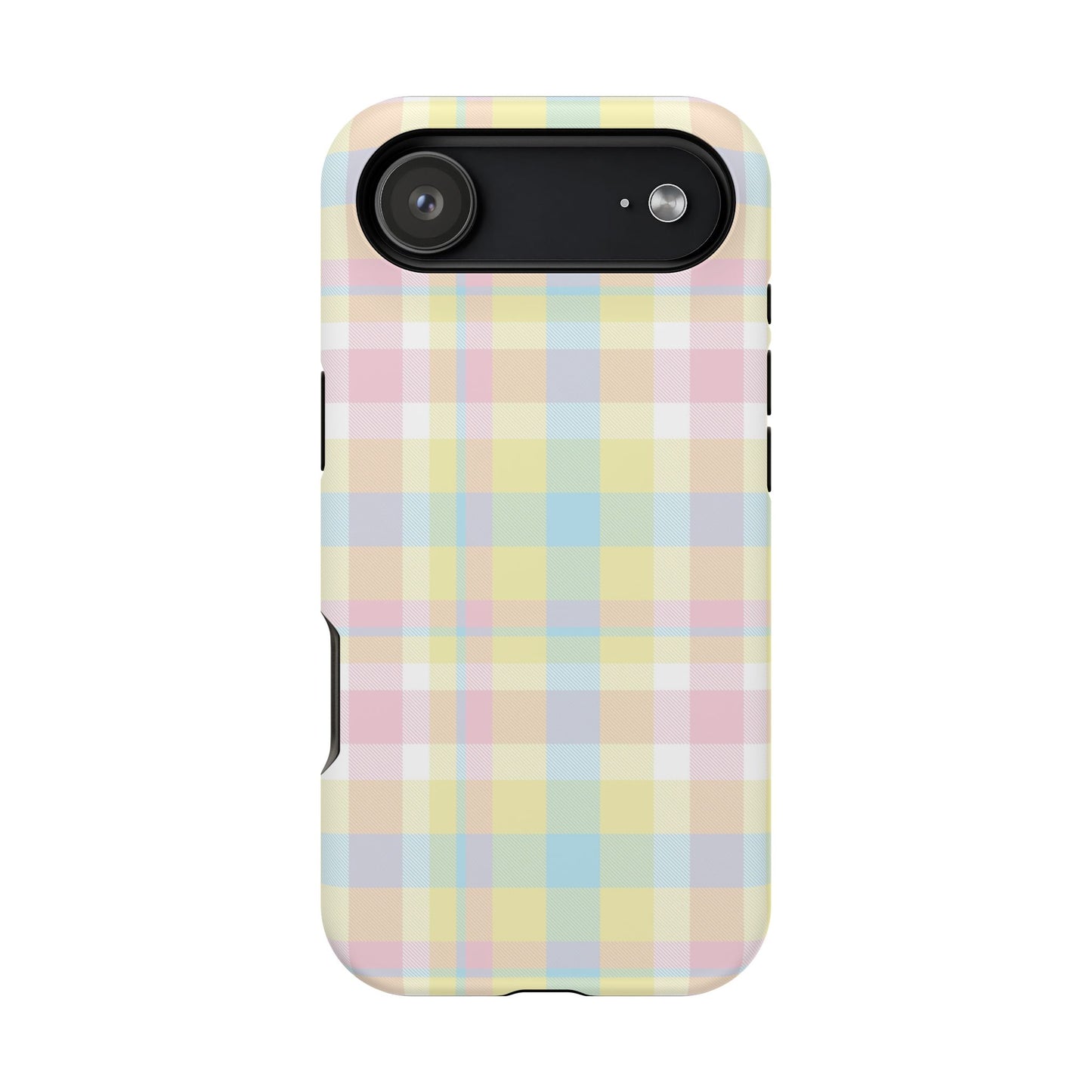 Buttercream Plaid iPhone Case