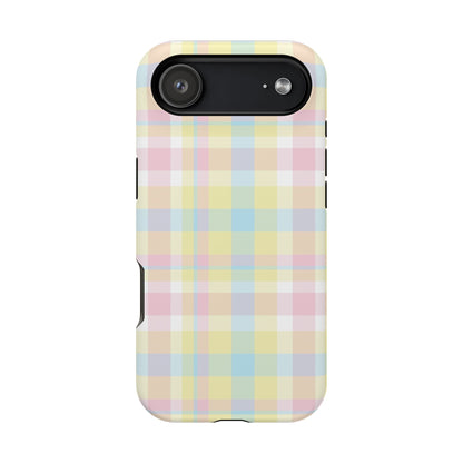 Buttercream Plaid iPhone Case