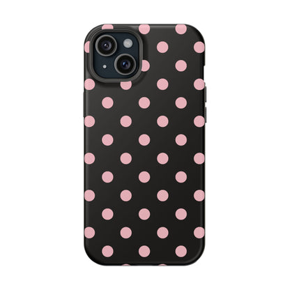 Sweet Midnight Polka Dots iPhone Case