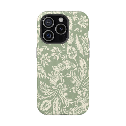 Sage Paisley iPhone Case