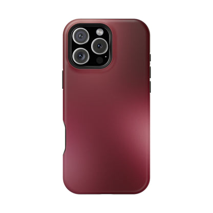 Burgundy Aura iPhone Case