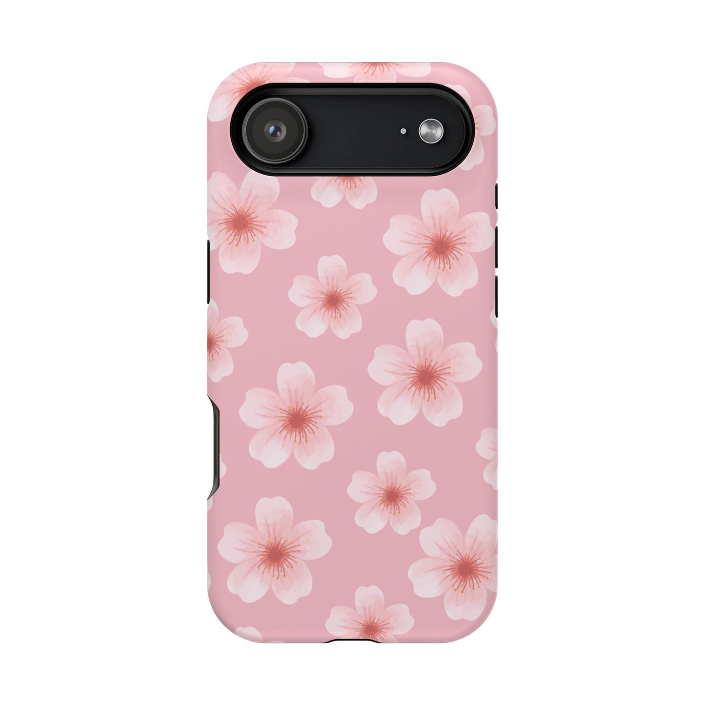 Pink Cherry Blossoms iPhone Case