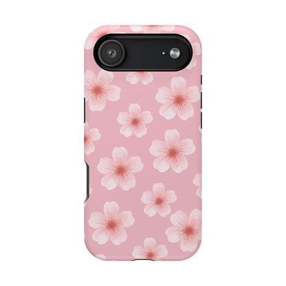 Pink Cherry Blossoms iPhone Case